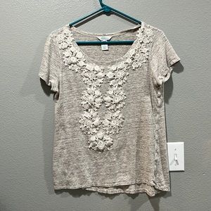 Tan/Light Brown Creme Lace